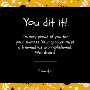 Graduation Card Template